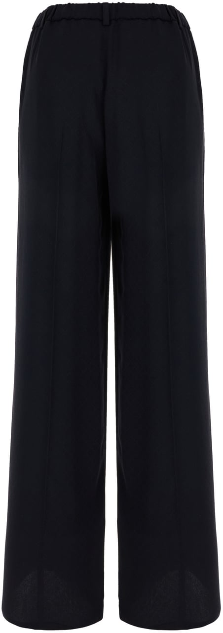 Gucci Gucci Midnight blue viscose blend pants Blauw