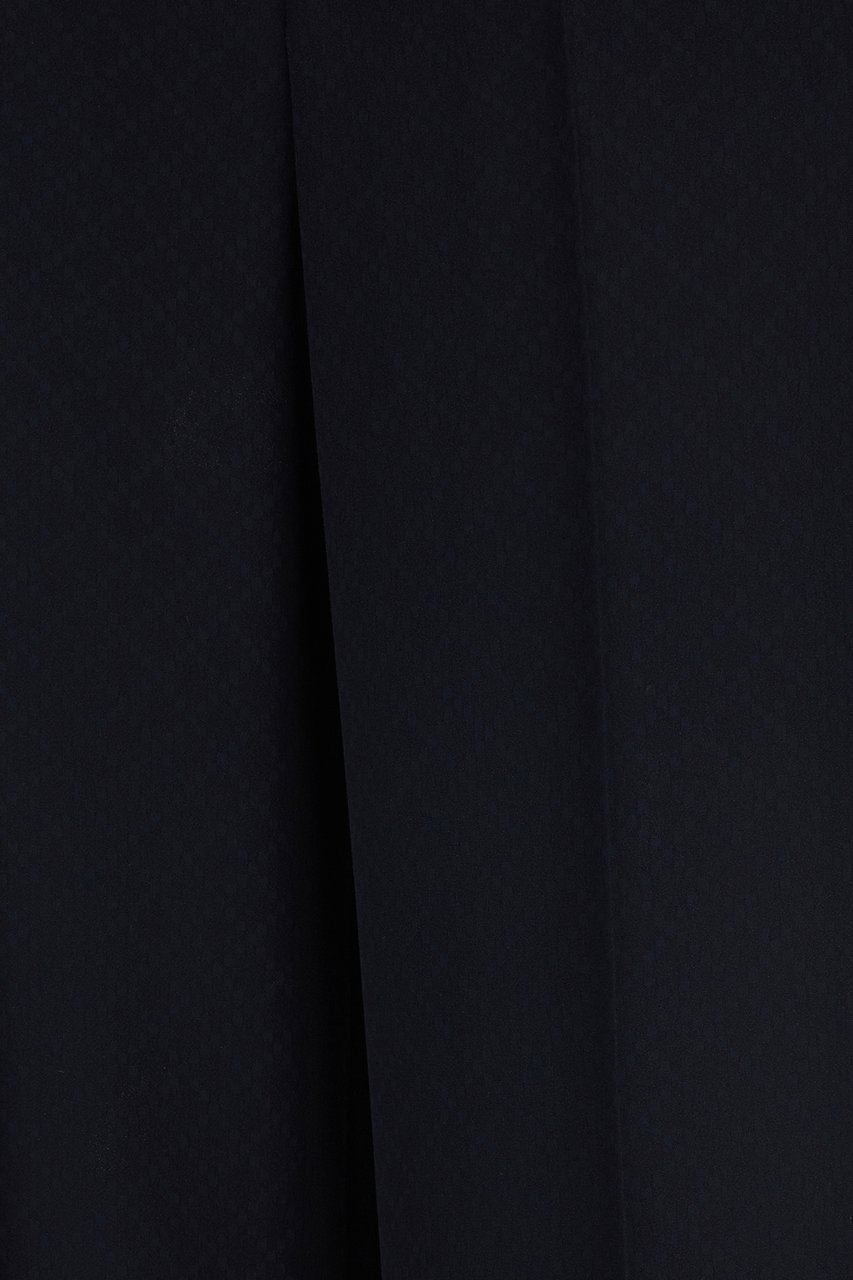 Gucci Gucci Midnight blue viscose blend pants Blauw