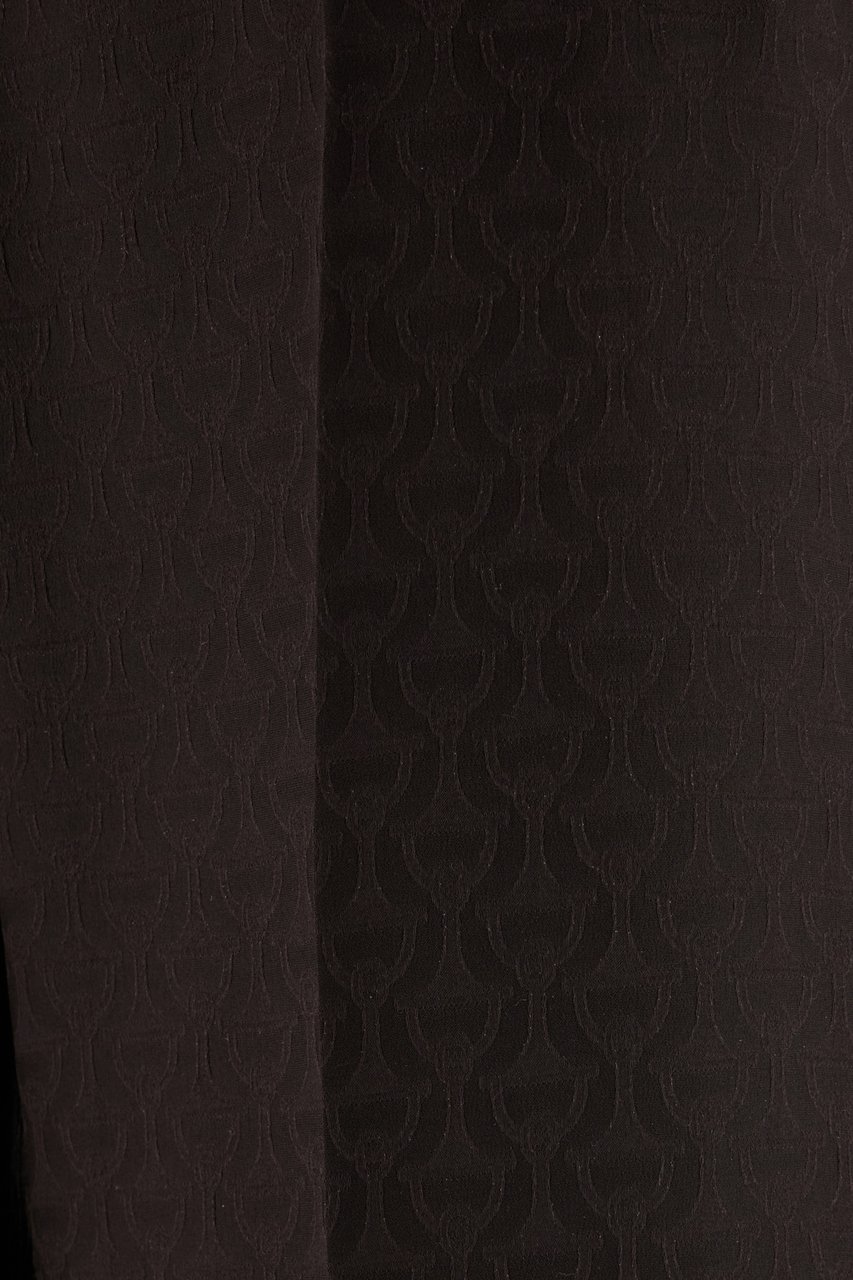 Gucci Gucci Chocolate silk pants Bruin