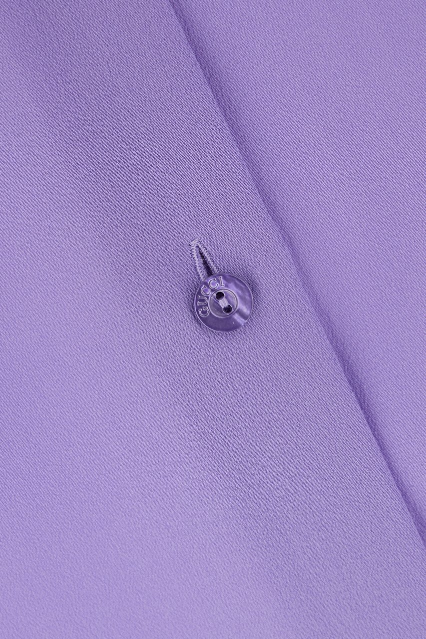 Gucci Gucci Purple silk shirt Paars