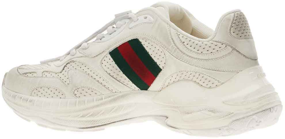 Gucci Gucci White leather 2.0 sneakers Wit