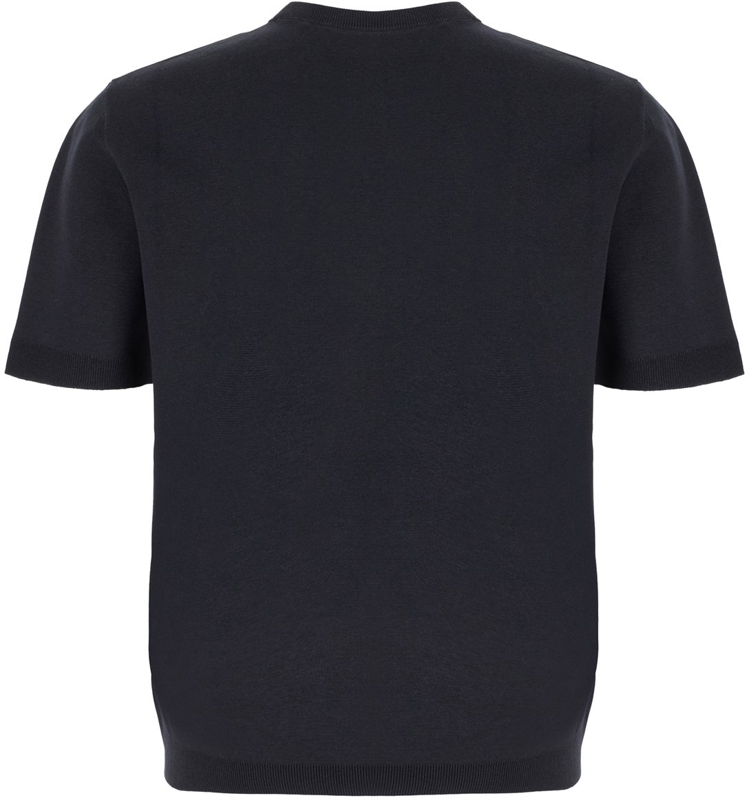 Gucci Gucci Midnight blue silk and cotton sweater Blauw