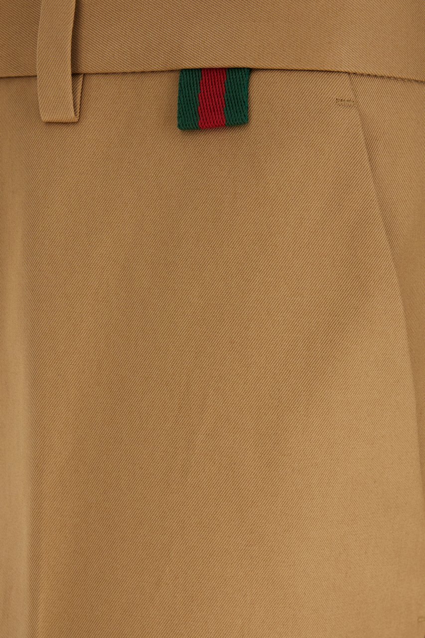 Gucci Gucci Beige cotton pants Beige