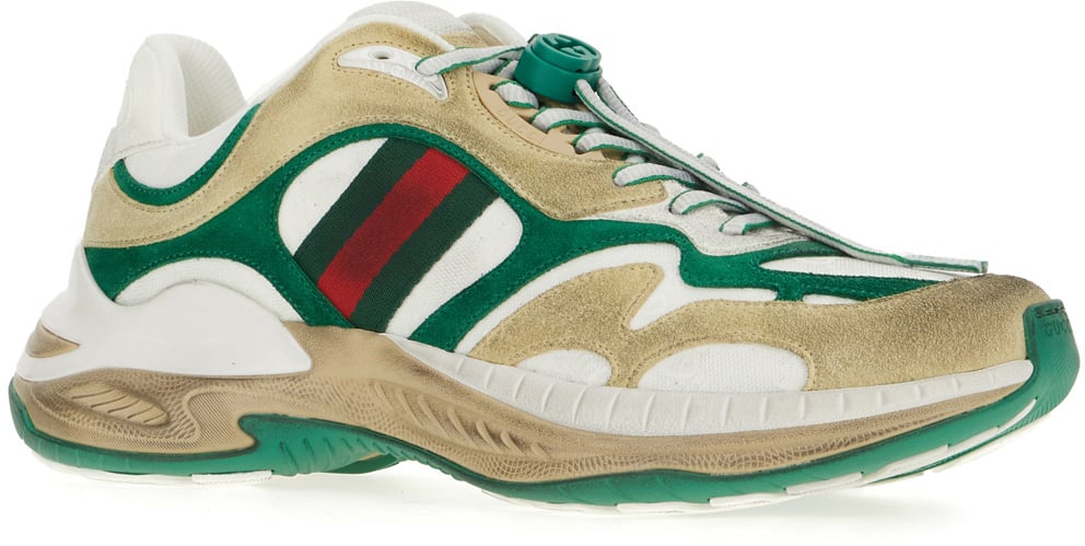 Gucci Gucci Multicolor suede sneakers Divers