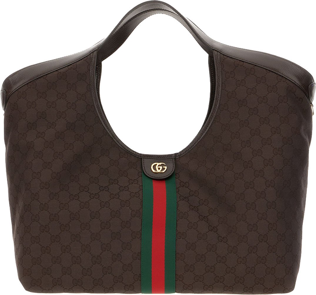 Gucci GG Supreme fabric Large Giglio shopping bag Divers