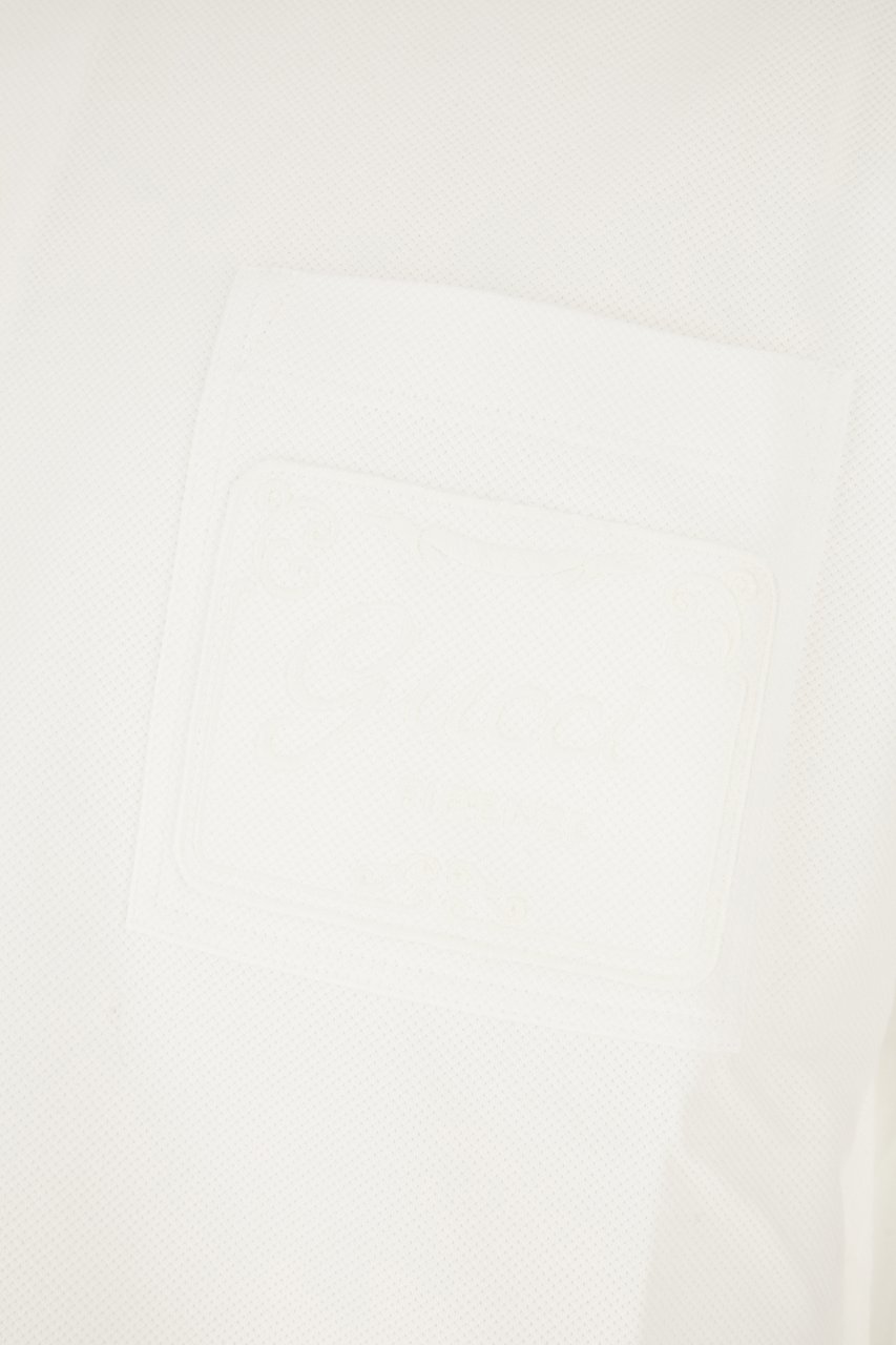 Gucci White piquet polo shirt Wit