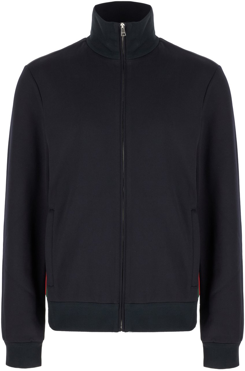 Gucci Gucci Midnight blue polyester blend sweatshirt Blauw