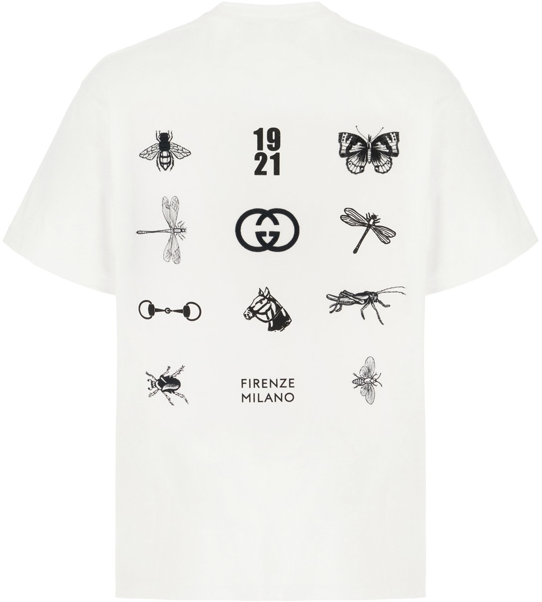 Gucci Gucci White cotton t-shirt Wit