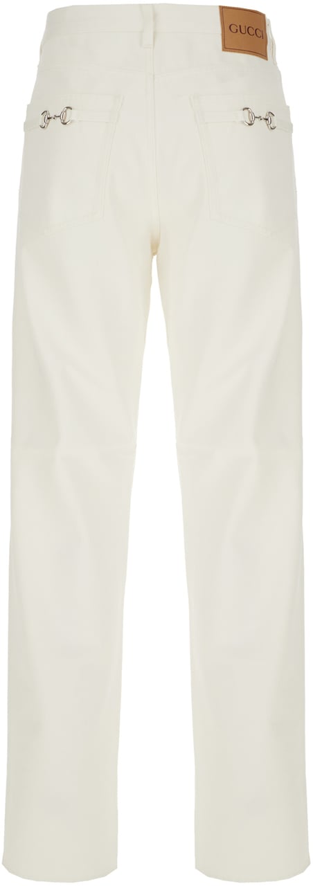 Gucci Gucci White denim jeans Wit