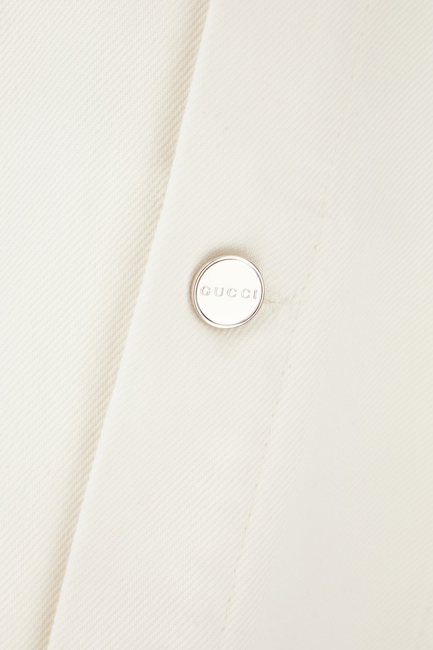 Gucci Gucci Chalk denim jacket Wit