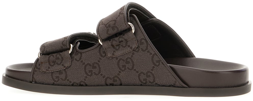 Gucci Gucci GG fabric sandals Divers