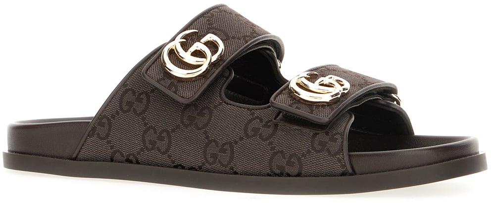 Gucci Gucci GG fabric sandals Divers