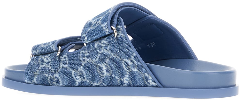 Gucci Gucci Denim sandals Blauw