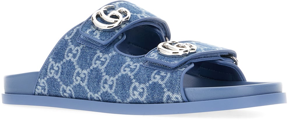Gucci Gucci Denim sandals Blauw