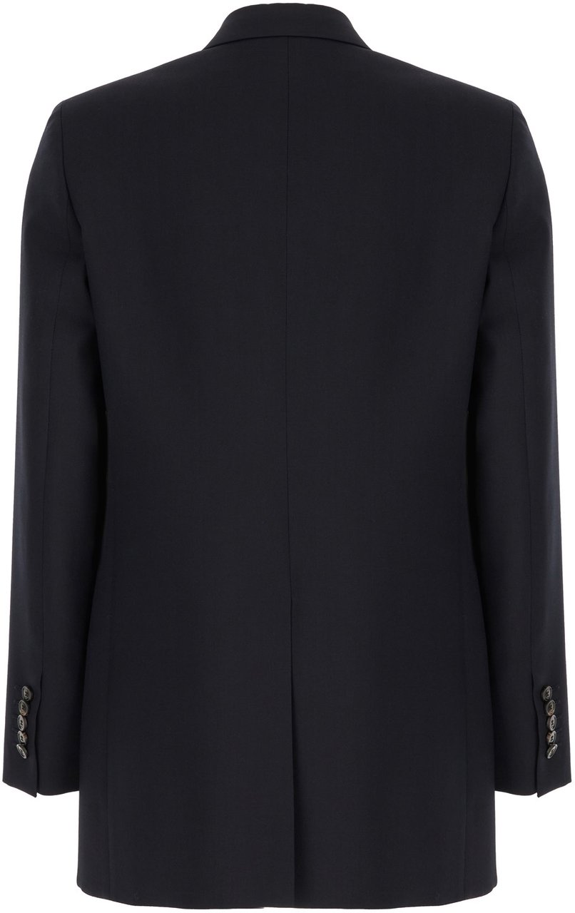 Gucci Gucci Midnight blue wool blazer Zwart