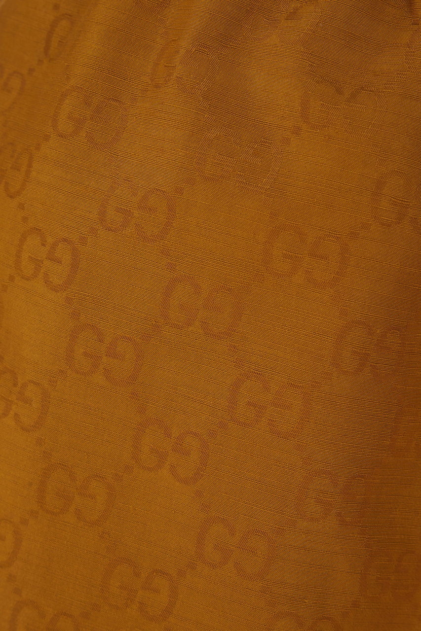 Gucci Gucci Brown nylon mini skirt Bruin