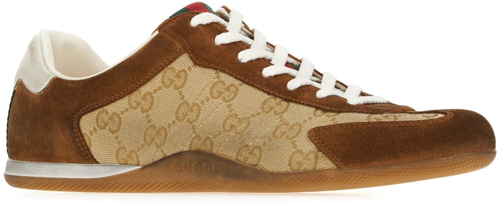 Gucci Gucci GG fabric and suede sneakers Divers