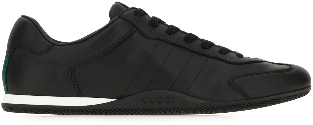 Gucci Gucci Black leather Gucci Shift sneakers Wit