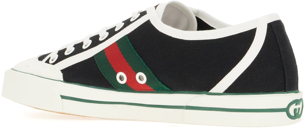 Gucci Gucci Black canvas Tennis 1977 sneakers Zwart