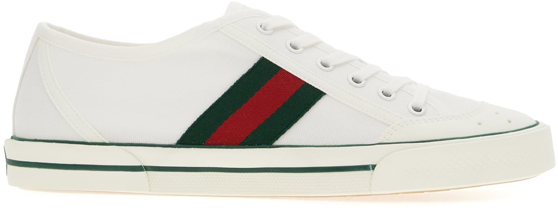 Gucci Gucci White canvas Tennis 1977 sneakers Wit