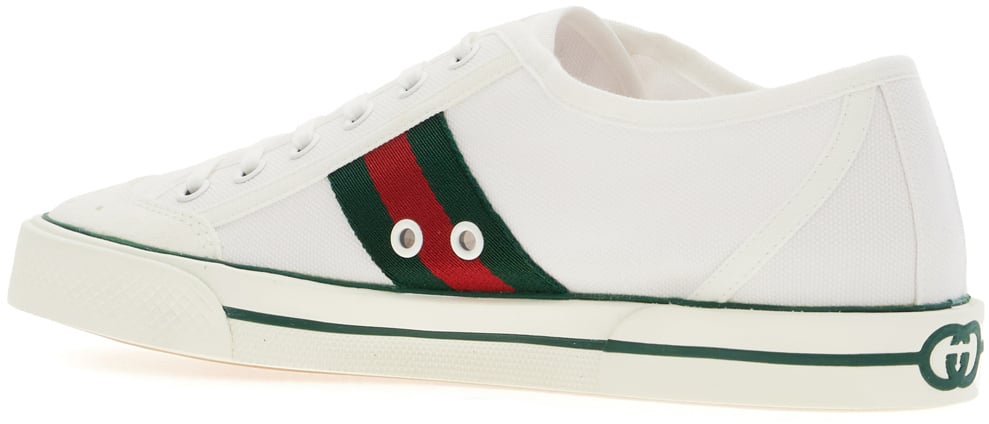 Gucci Gucci White canvas Tennis 1977 sneakers Wit