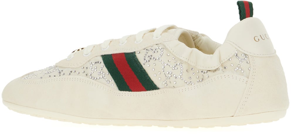 Gucci Gucci White leather Shift sneakers Wit