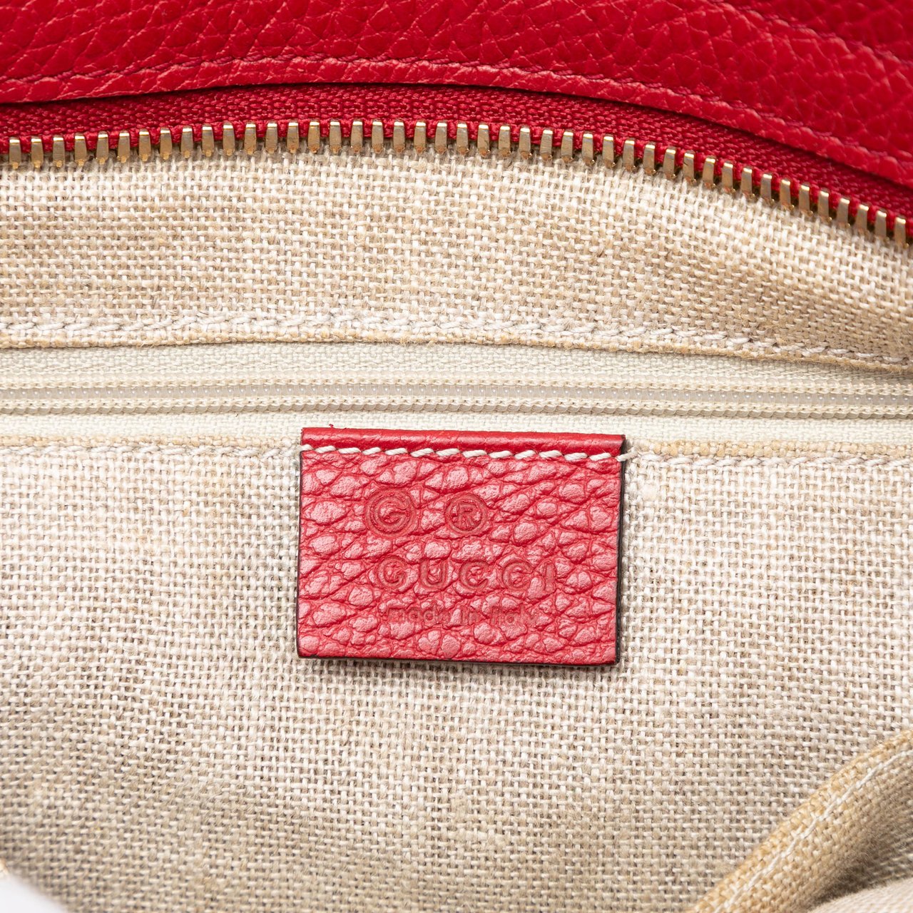 Gucci Small GG Canvas Bree Satchel Bruin