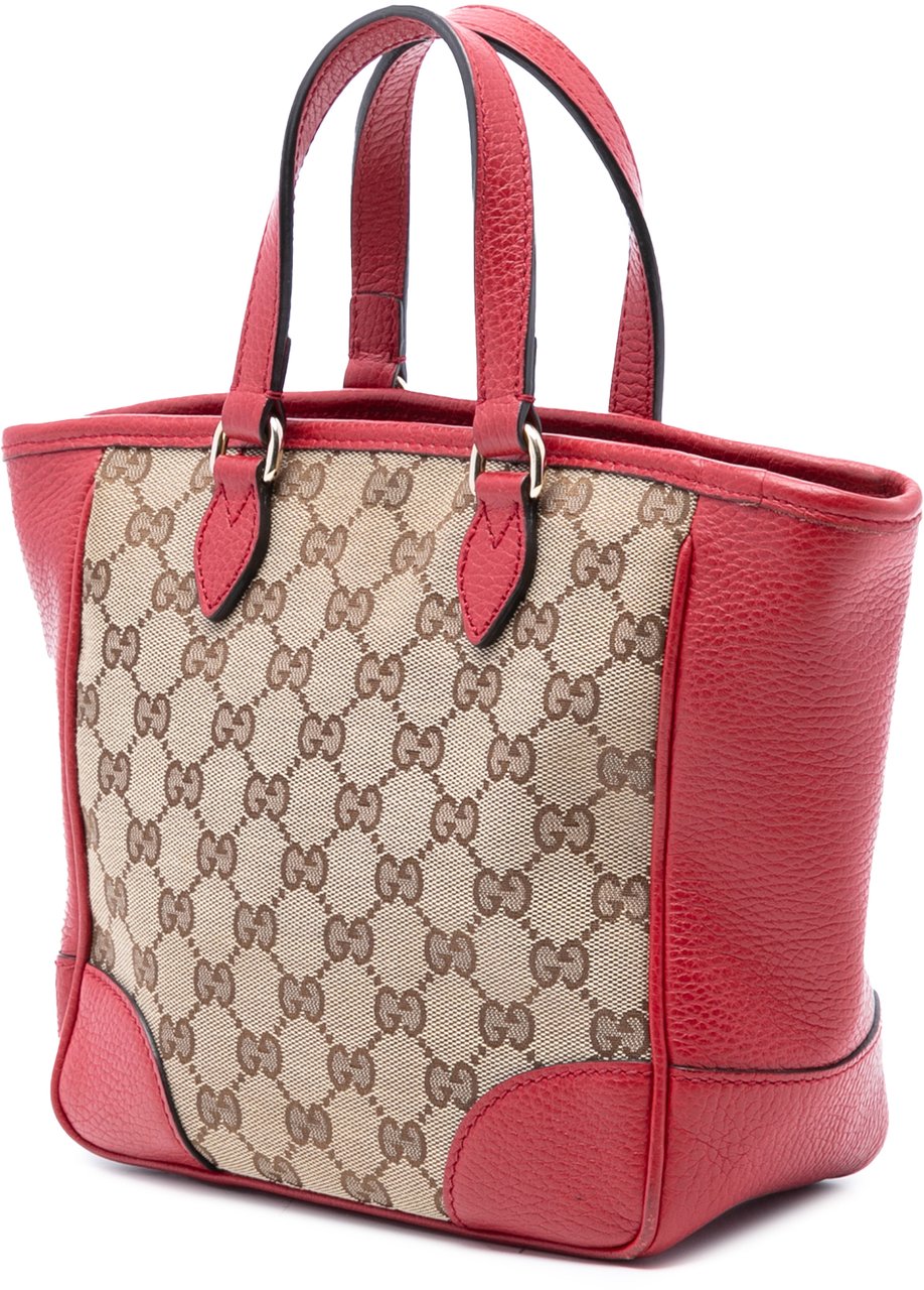 Gucci Small GG Canvas Bree Satchel Bruin