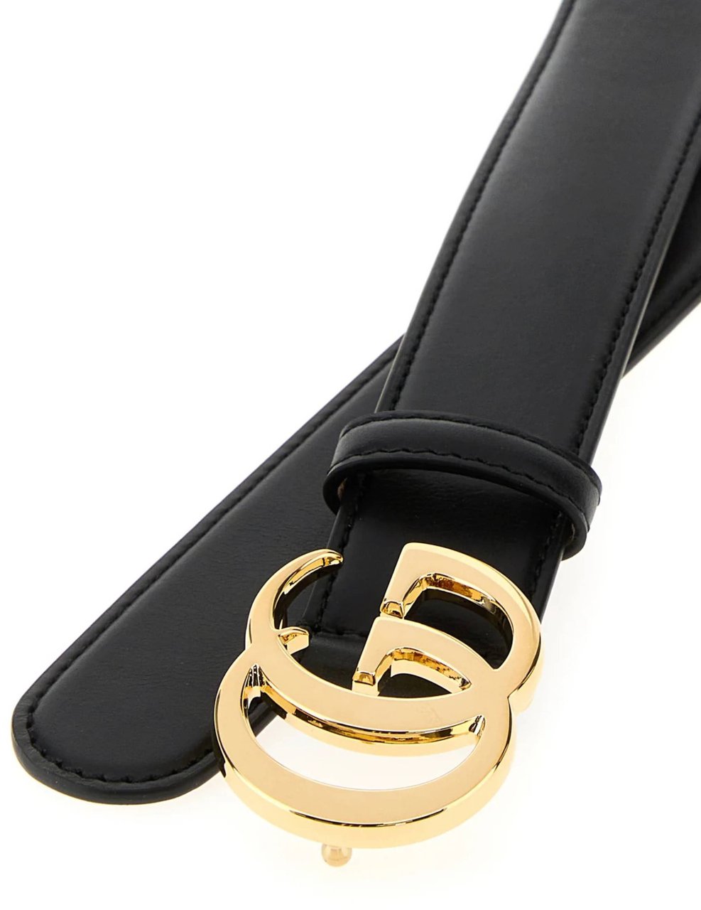 Gucci Black Belt W.30 Leather Accessory Zwart