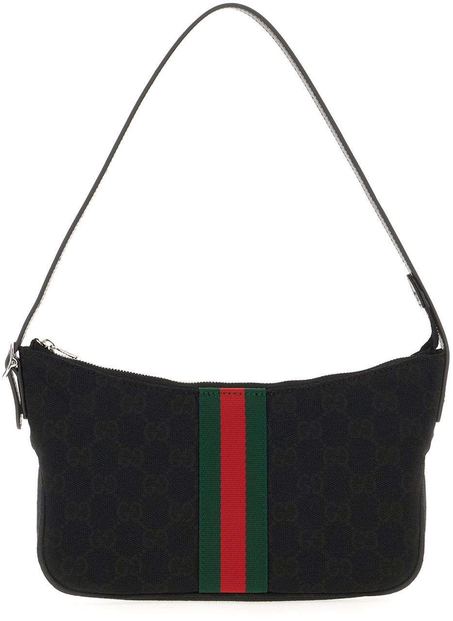 Gucci Gucci GG fabric small Lunetta shoulder bag Divers