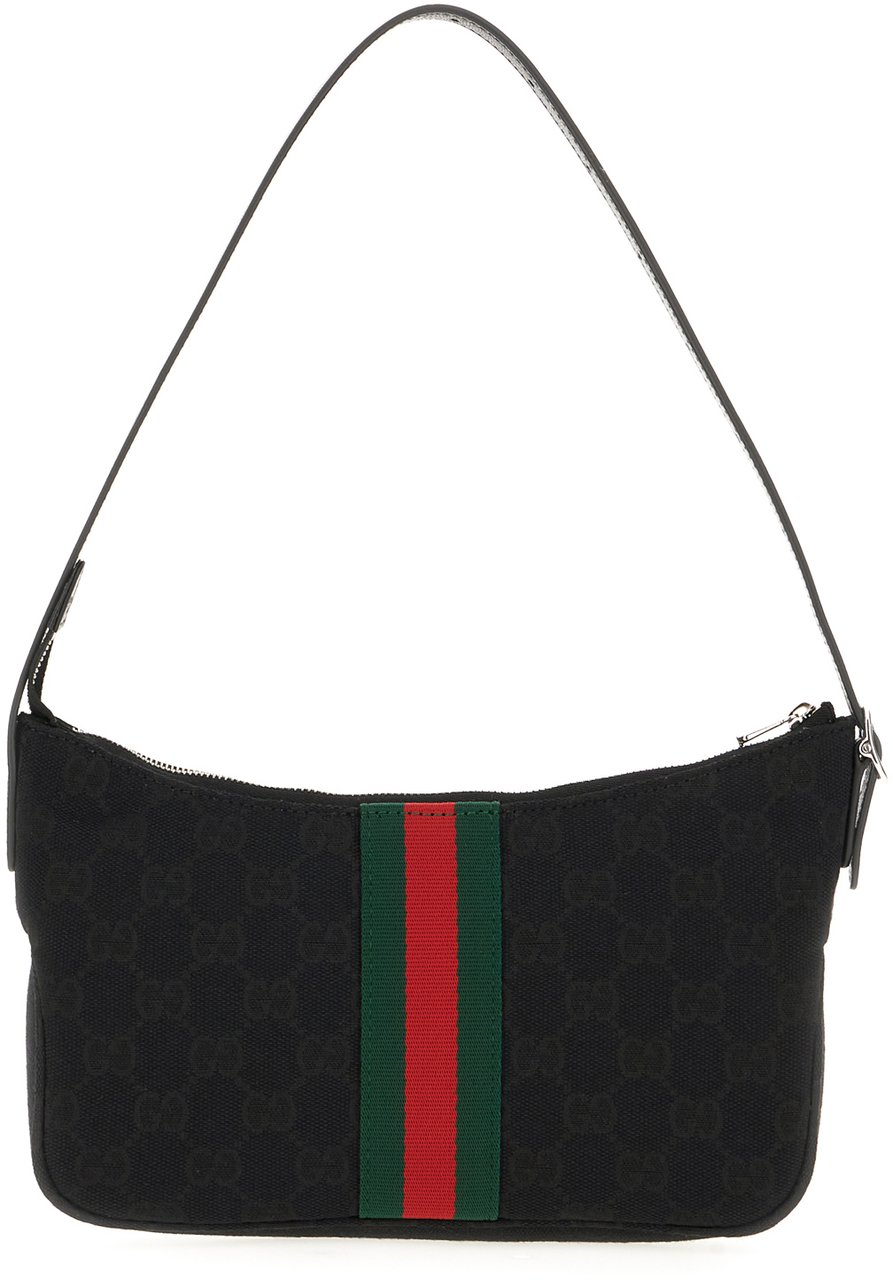 Gucci Gucci GG fabric small Lunetta shoulder bag Divers