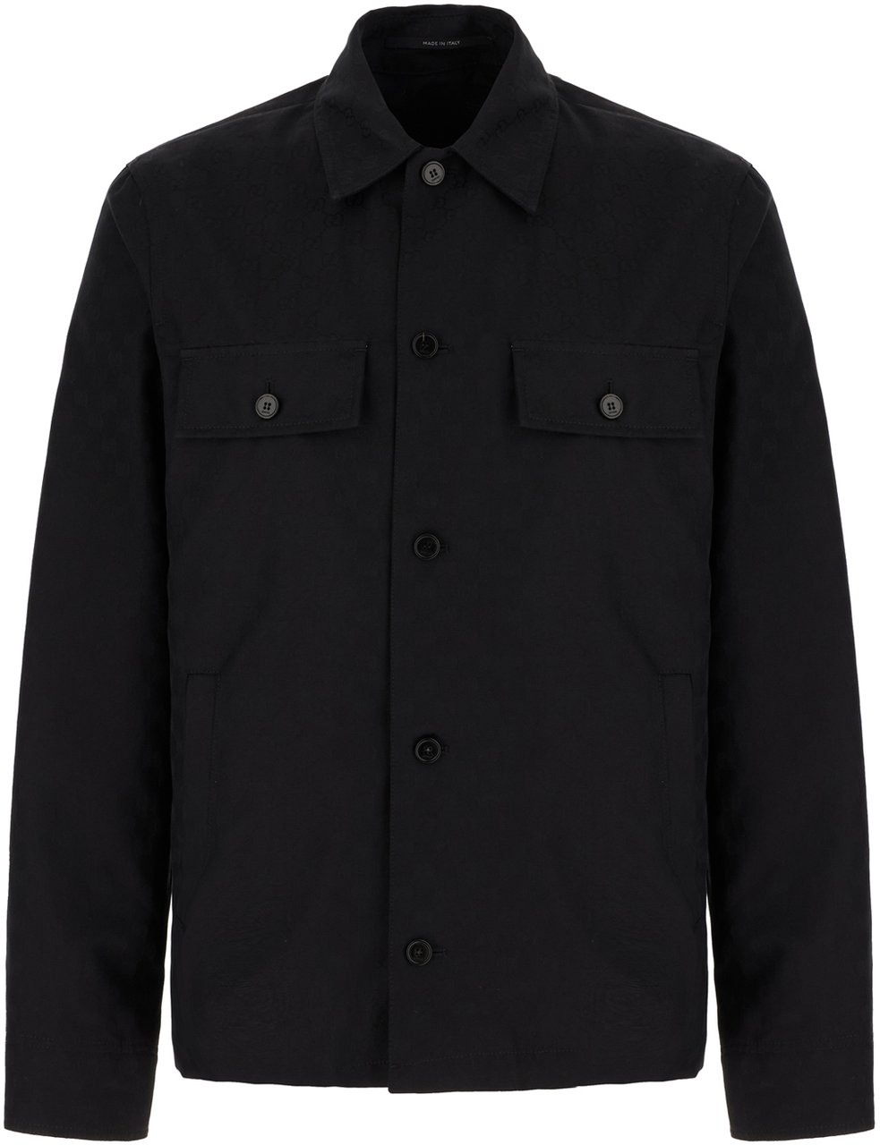 Gucci Gucci Black cotton jacket Zwart