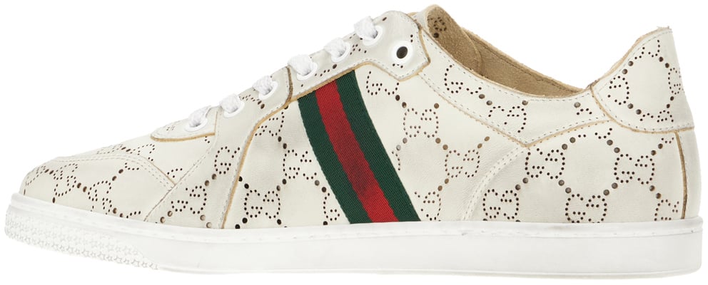 Gucci Gucci Chalk leather sneakers Wit