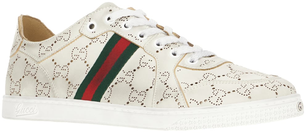 Gucci Gucci Chalk leather sneakers Wit