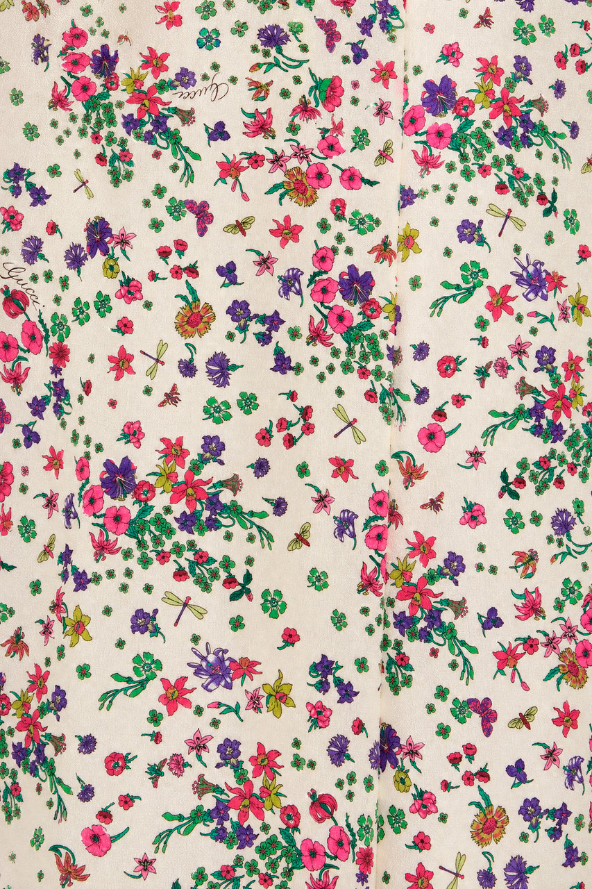 Gucci Printed silk blouse Divers