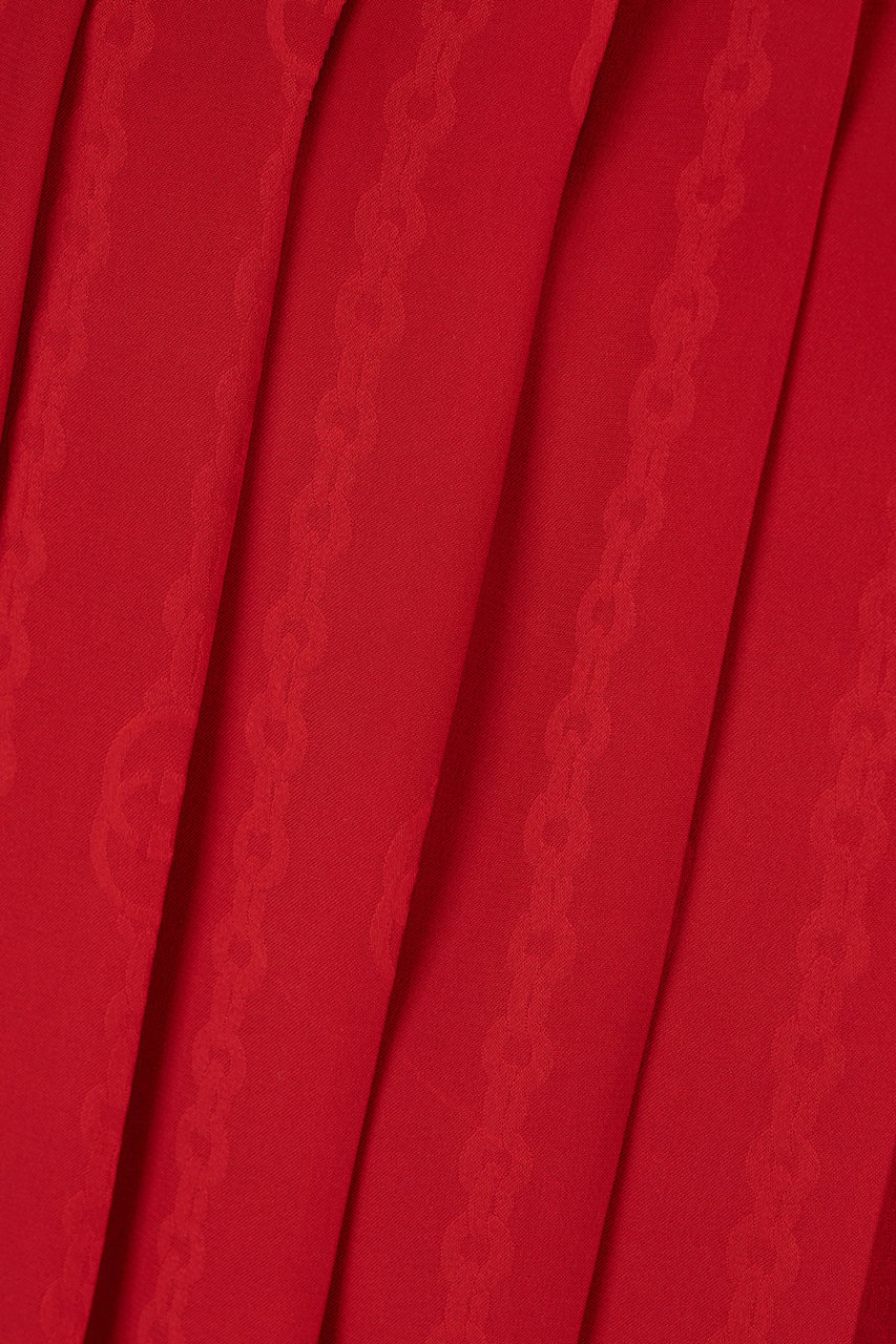 Gucci Red twill skirt Rood