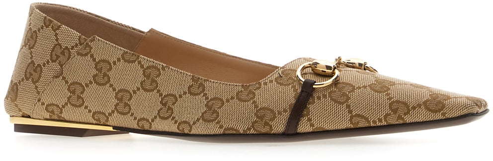 Gucci GG fabric Vittoria ballerinas Divers