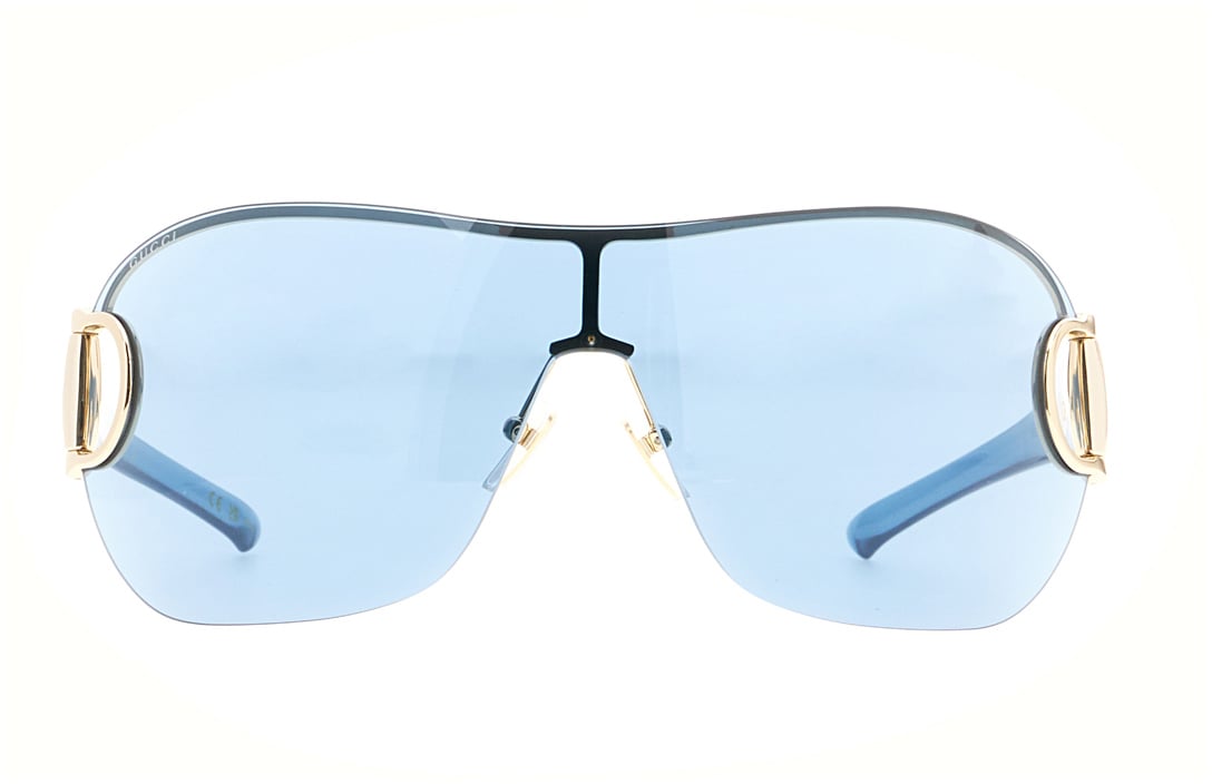 Gucci Gucci Blue acetate sunglasses Blauw