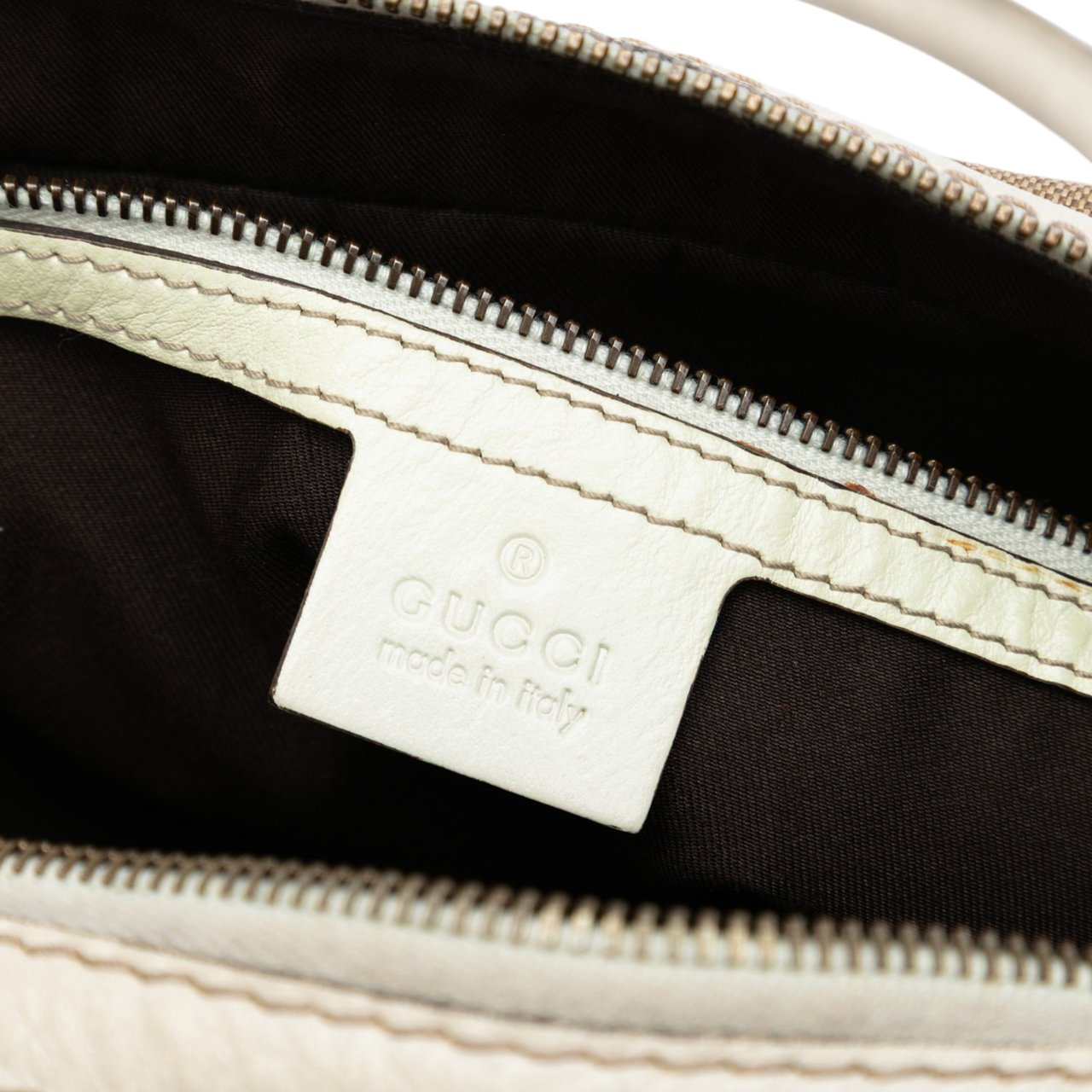 Gucci Medium GG Canvas Interlocking G Boston Bag Bruin