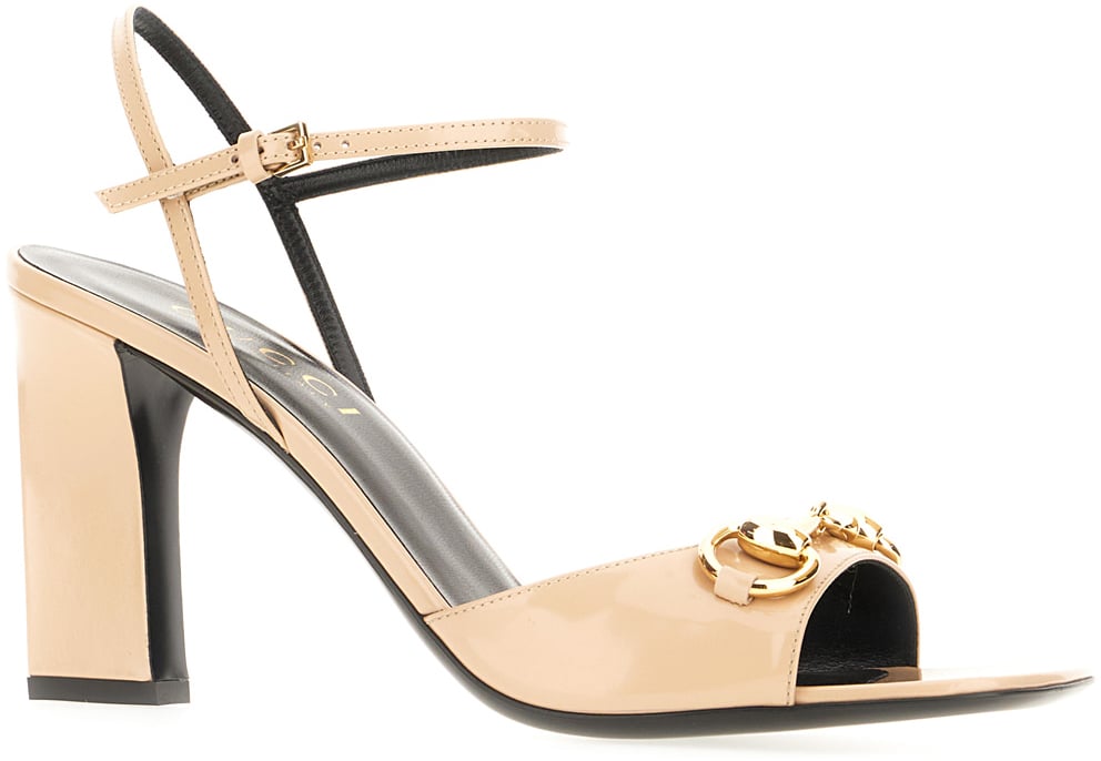 Gucci Skin pink leather sandals Roze