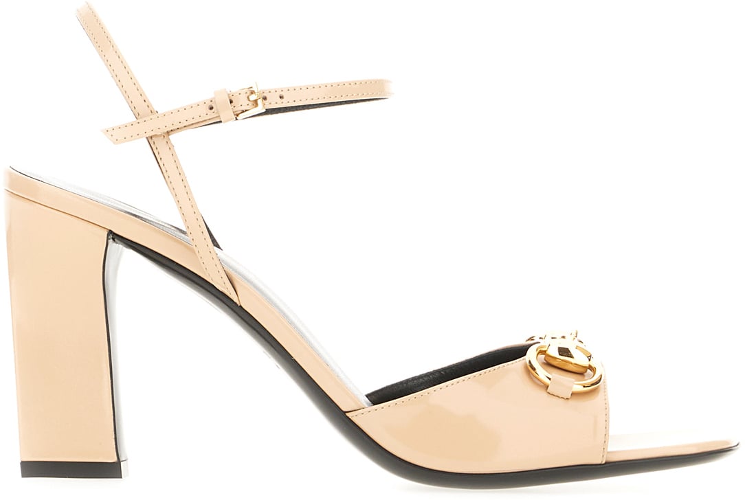 Gucci Skin pink leather sandals Roze