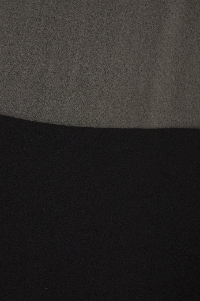 Gucci Black georgette shirt Zwart