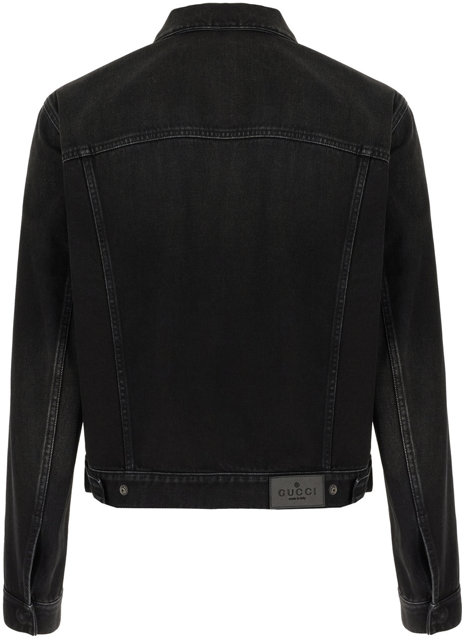 Gucci Black denim jacket Zwart