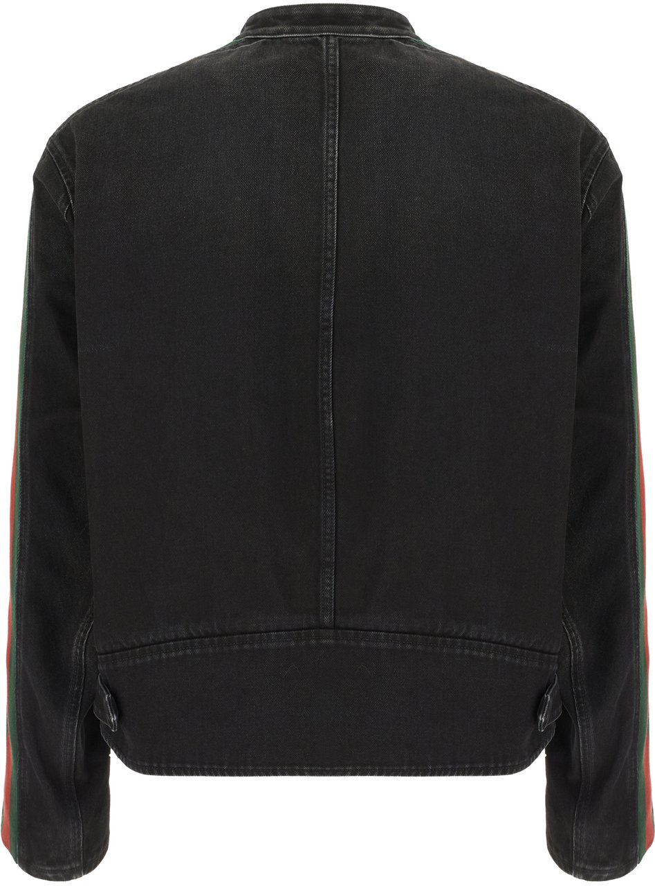 Gucci Black denim jacket Zwart