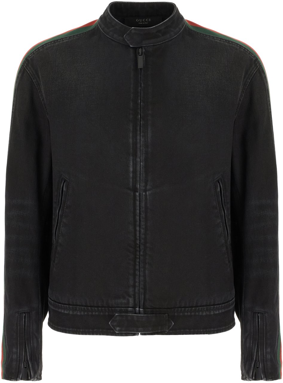 Gucci Black denim jacket Zwart
