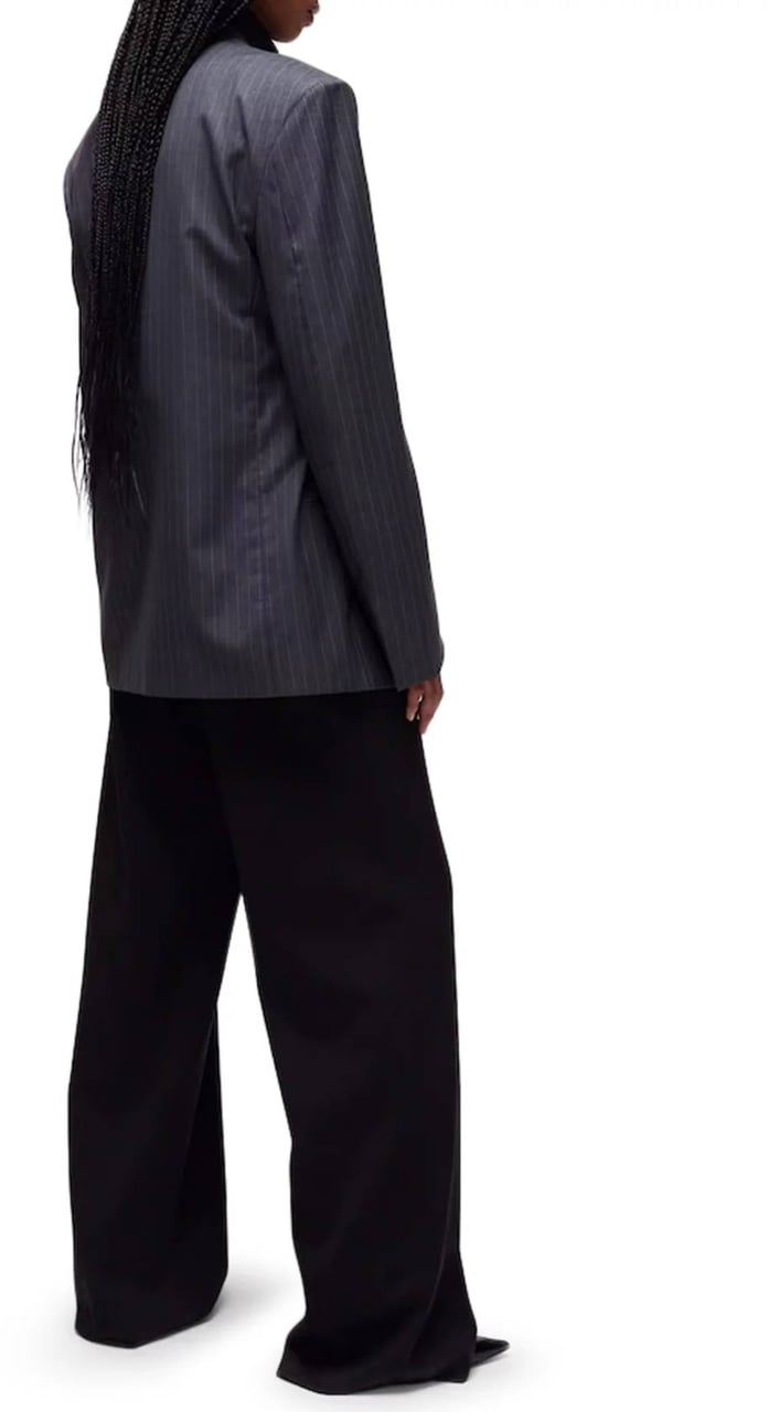 Gucci Pant Fluid Wide-Leg Trousers Zwart