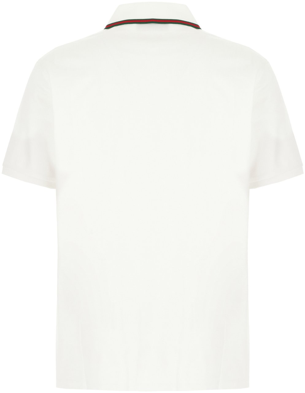 Gucci White piquet polo shirt Wit