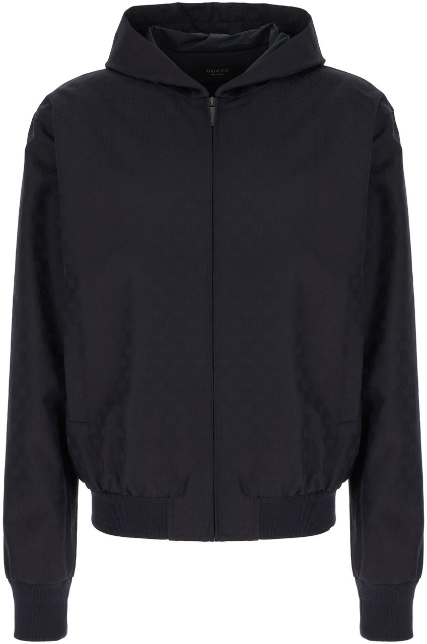 Gucci Black cotton jacket Zwart