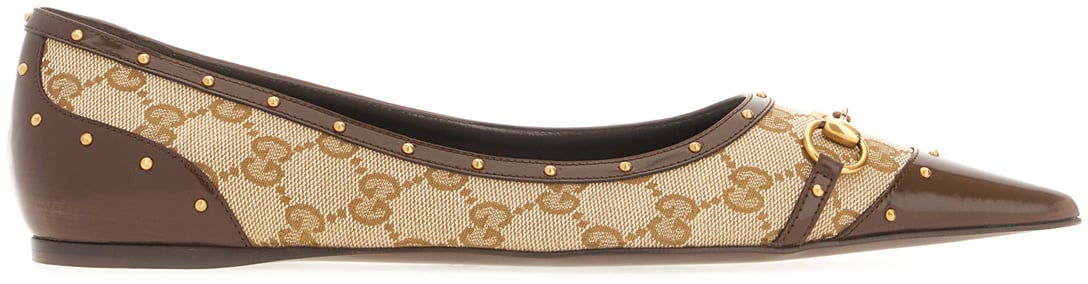 Gucci Original GG fabric ballerinas Divers