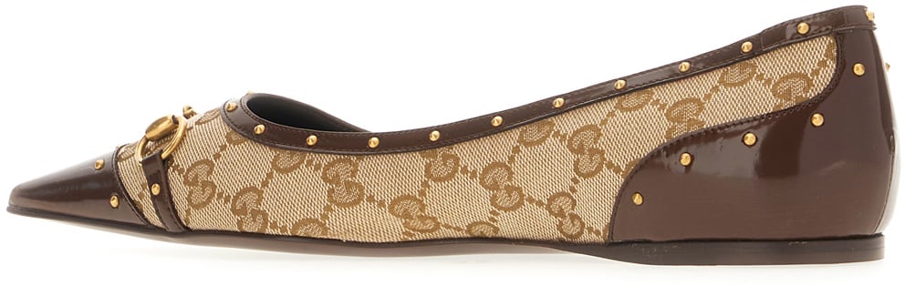 Gucci Original GG fabric ballerinas Divers